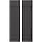 Ekena Millwork Americraft 4-Board, 2 Batten Exterior Real Wood Joined Board-n-Batten Shutters, ARW101BB414X77SMH, PR ARW101BB414X77SMH - alternate 1